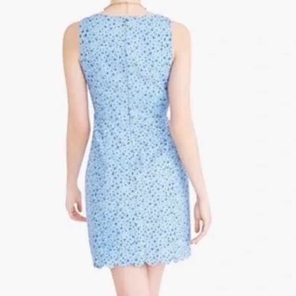 J. Crew Scalloped Floral Sheath Dress - Picture 4 of 5